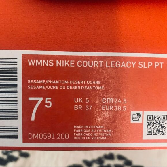 Nike Court Legacy 'Leopard' Women Sz 7.5 Slip-on Sneakers - Picture 9 of 9